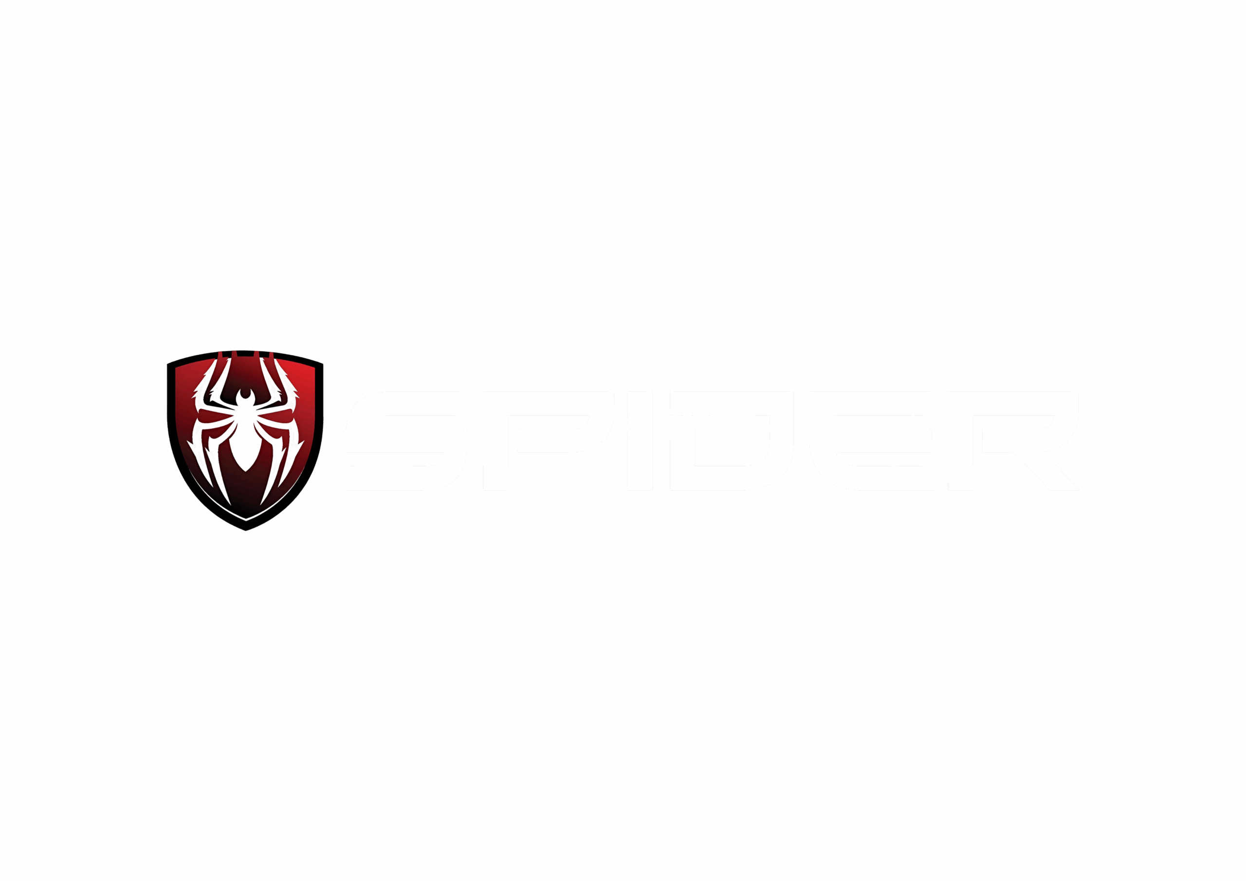 Spider White Letter PNG